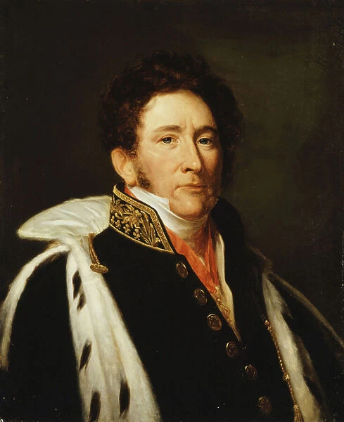 Portrait of Louis-Marie-Joseph, Comte de Brigode, Pairde France (oil on canvas)
