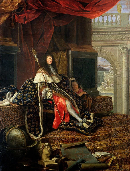 Portrait of Louis XIV (1638-1715) 1668 (oil on canvas)