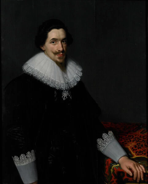 Portrait of Lucas van Voorst, 1628 (oil on panel)