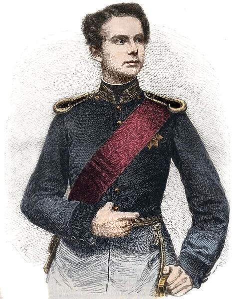 Portrait of Ludwig II of Bavaria (1845-1886), King of Bavaria