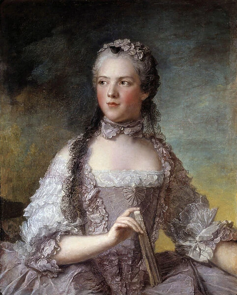 Portrait of Madame Adelaide of France (1732-1800), daughter of King Louis XV Painting by