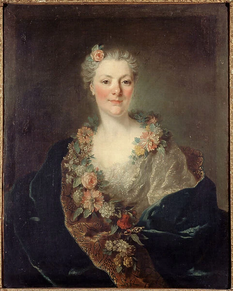 Portrait of Madame Doyen, c.1750 (oil on canvas)