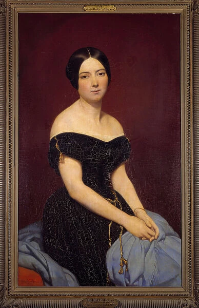 Portrait of Madame Edmond Caillard nee Sipierre Painting by Ary Scheffer (1795-1858