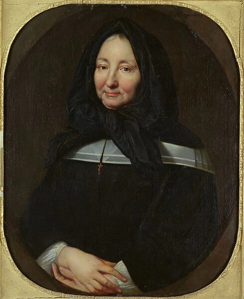 Portrait of Madame Marie Bonneau de Miramion (1629-96) c. 1690 (oil on canvas)