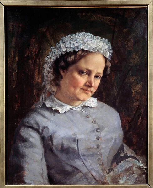 Portrait of Madame Proudhon (1822-1900), wife of the philosopher