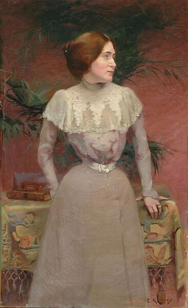 Portrait of Madame Renoux (oil on canvas)