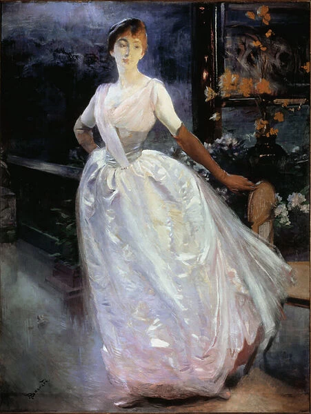 Portrait of Madame Roger Jourdain - Oil on canvas, 1886