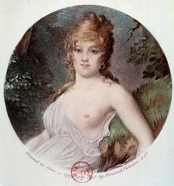 Portrait of Madame Tallian, nee Cabarrus, Princess of Caraman - Chimay (1773-1835