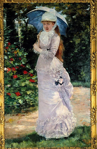 Portrait of Madame Valtesse de la Bigne (1861-1910), courtesan who served as a model for