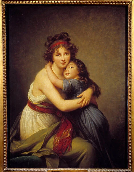 Portrait of Madame Vigee Lebrun and her daughter Jeanne-Lucie-Louise