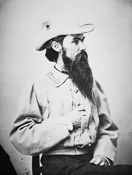 Portrait of Major General William Mahone (b  /  w litho)