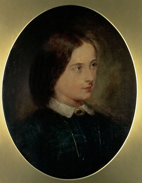 Portrait of Mamie Dickens (oil on canvas)