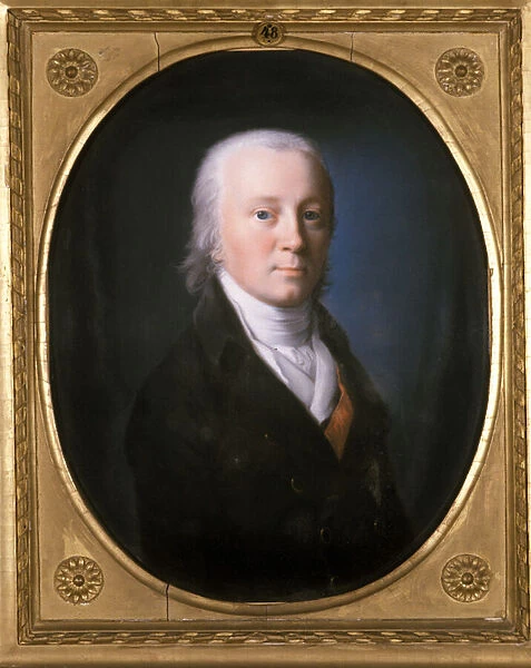 Portrait of a Man, 1800 (pastel on paper)