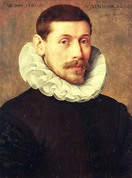 Portrait of a Man, aged 32, 1591 (oil on panel)
