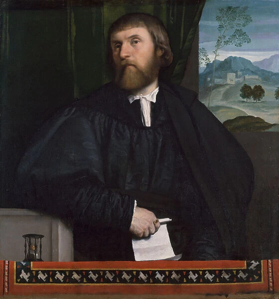 Portrait of a Man, c. 1520-25 (oil on canvas)