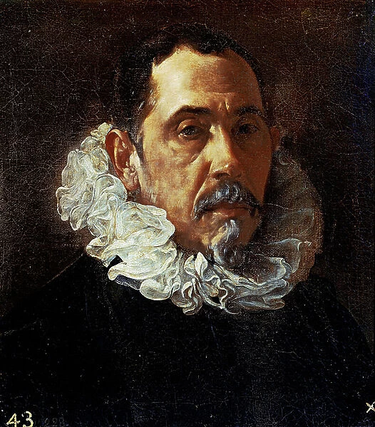 Portrait of man (Francisco Pacheco?), c. 1620 (oil on canvas)