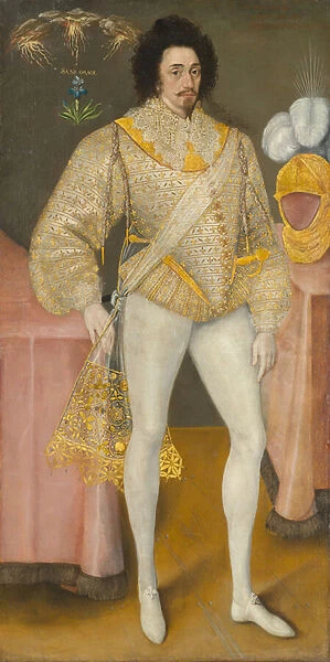 Portrait of a Man, possibly Sir Edward Stafford (1552-1605), circa 1590 (oil on canvas)