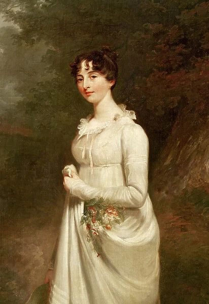 Portrait of Marcia. B. Fox (oil on canvas) (detail of 272237)