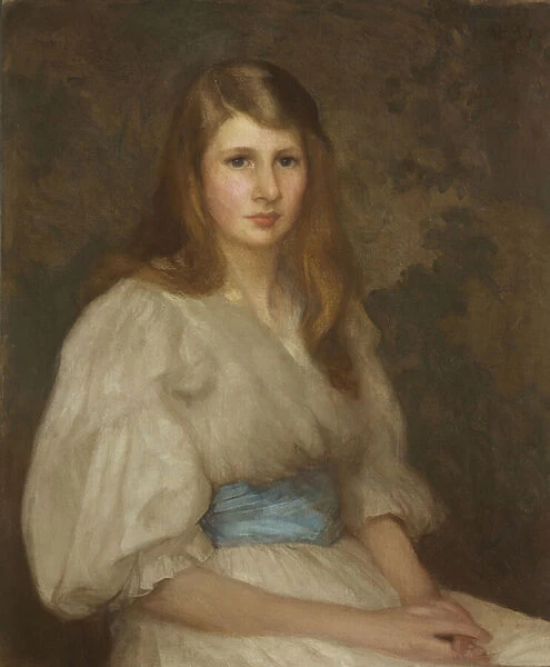 Portrait of Margaret Hilton Smith, aged 15, 1897 (oil on canvas)