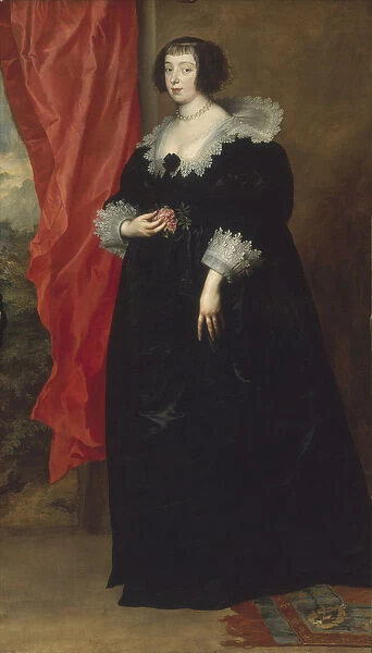 Portrait of Marguerite de Lorraine (1615-72), Duchess of Orleans, 1634 (oil on canvas)