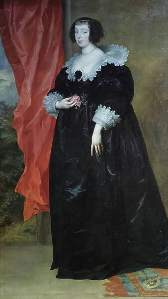 Portrait of Marguerite of Lorraine, duchess of Orleans (?), 1634 (oil on canvas)