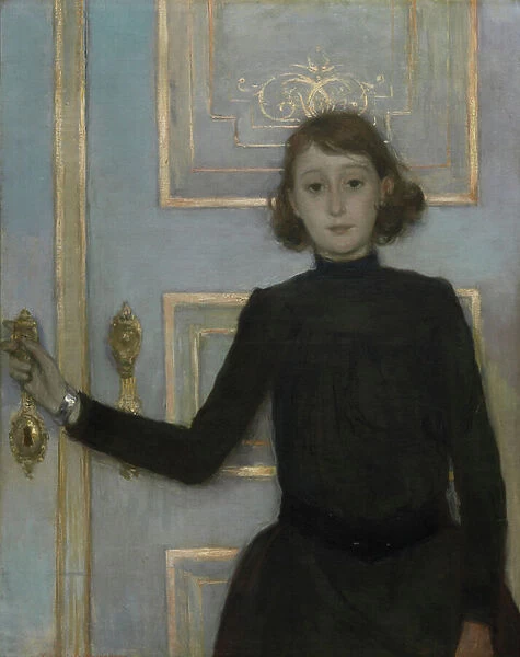 Portrait of Marguerite van Mons (oil on canvas)