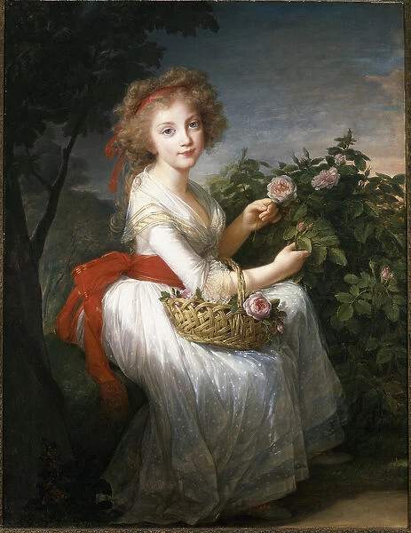 Portrait of Maria Cristina of Naples and Sicily, c. 1790 (oil on canvas)