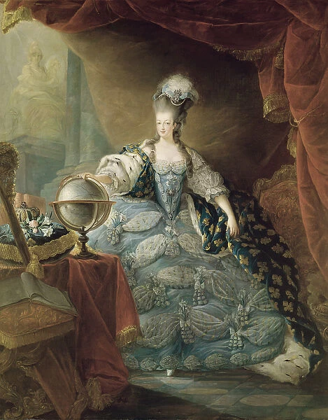 Portrait of Marie Antoinette (1755-93) Queen of France, 1775 (oil on canvas)