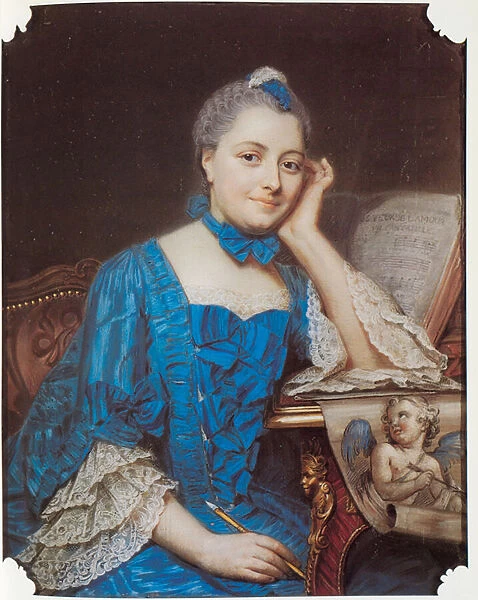 Portrait of Marie Fel, c. 1753 (oil on canvas)