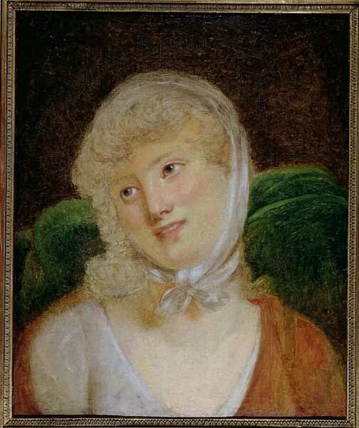 Portrait of Marie Laczinska (1786-1817) Countess Walewska (oil on canvas)