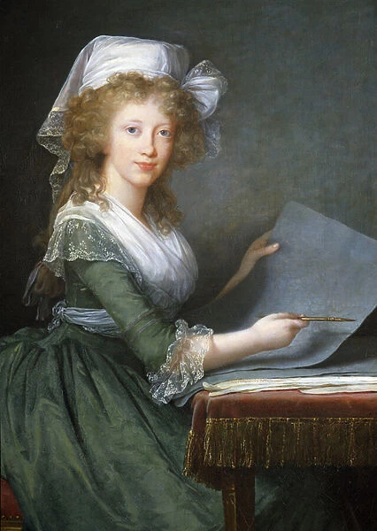 Portrait of Marie Louise of the Two Sicilies (or Bourbon-Sicily or Bourbon Sicily