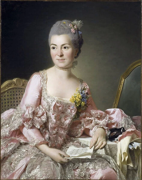 Portrait of Marie Suzanne (Marie-Suzanne) Giroust, Madame Roslin (1734-1772
