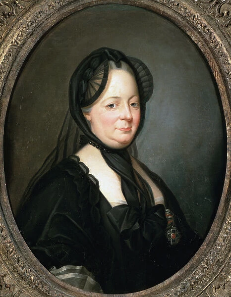 Portrait of Marie Therese of Austria, Empress and queen of Hungary and Boheme