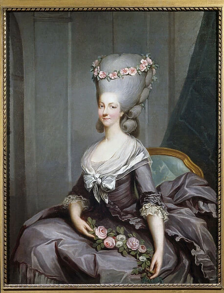 Portrait of Marie Therese Louise de Savoie Carignan, Princesse de Lamballe (1749-1792