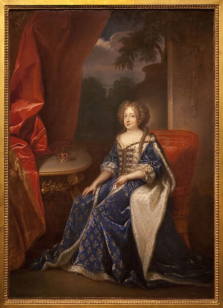 Portrait of Marie Therese (Marie-Therese) of Austria, Queen of France (1638-1683)