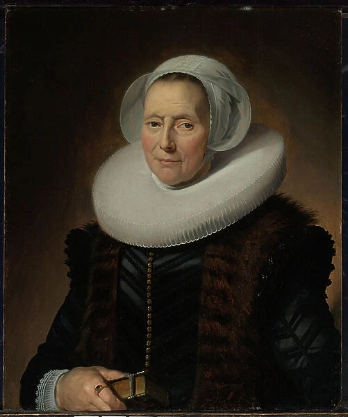 Portrait of Maritge Claesdr. Olycan, nee Vooght (oil on panel)