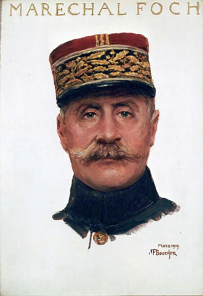 Portrait of marshal Ferdinand Foch, 1919 (painting)