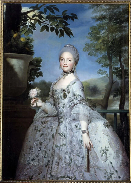 Portrait of Mary Louise of Parma, Princess of Asturias (1751-1819