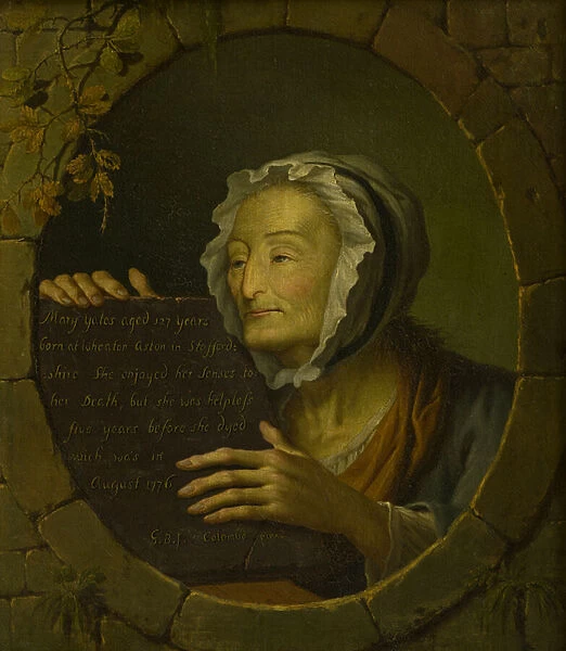 Portrait of Mary Yates (1649-1776) (oil on canvas)