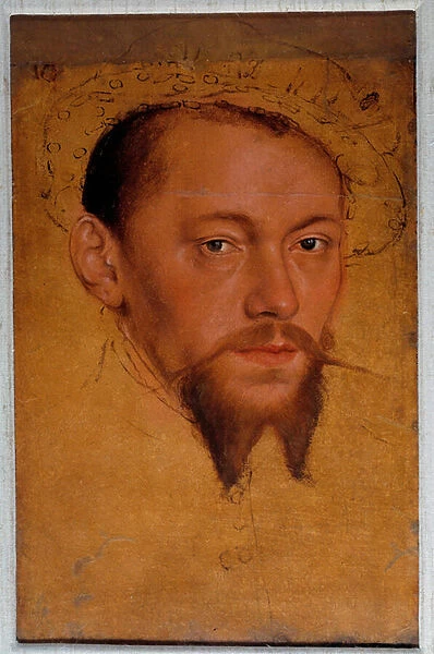 Portrait of Maurice of Saxony (1521-1553). Pastel drawing by Lucas Cranach the Jeune