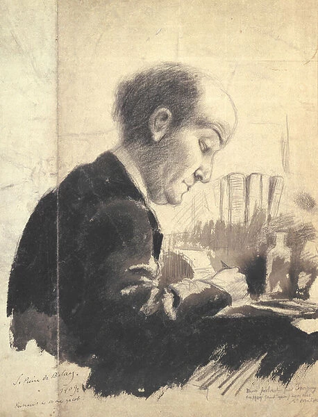 Portrait of Max Jacob (1876-1944) 1917 (pencil & gouache)