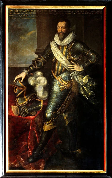 Portrait of Maximilian de Bethune, Duke of Sully (1559-1641) as great master of artillery