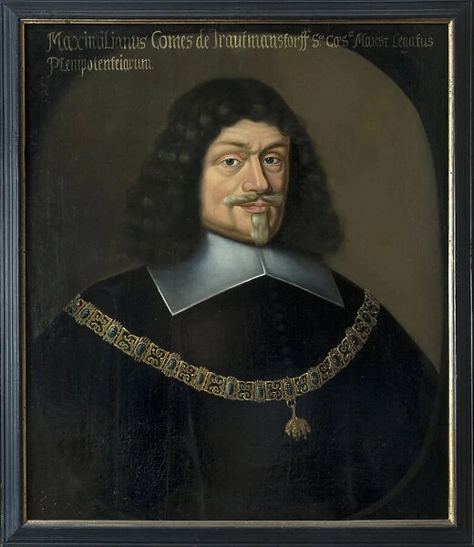 Portrait of Maximilian von und zu Trauttmansdorff (1584-1650), by Hulle, Anselm van