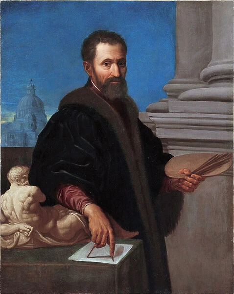 Portrait of Michelangelo Buonarroti by Cresti (called Il Passignano)