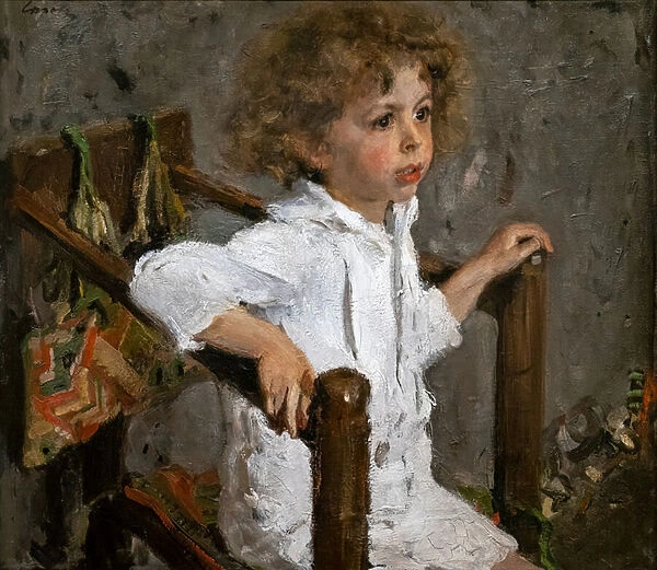 Portrait of Mika Morozov, 1901 (oil on canvas)