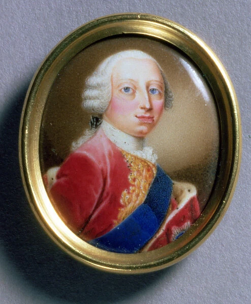 Portrait Miniature of Frederick Louis, Prince of Wales, 1755 (w  /  c on enamel on gold) 88