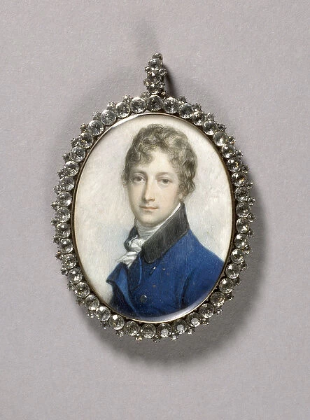 Portrait Miniature of John Norris of Hughenden, c. 1795-1800 (w  /  c on ivory)