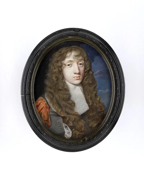 Portrait Miniature of John Wilmot, 2nd Earl of Rochester, c. 1660-5 (w  /  c on vellum)
