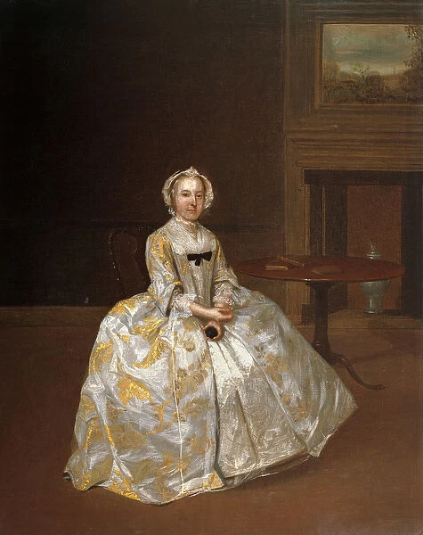 Portrait of Miss Elizabeth Hemyng, c. 1738-42 (oil on canvas)