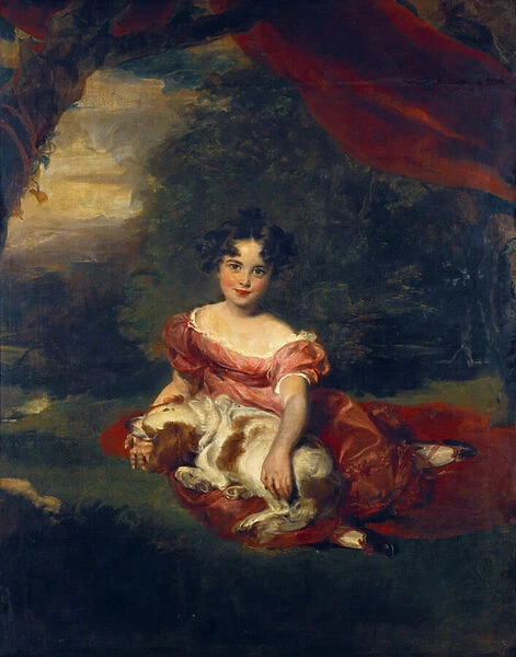 Portrait Of Miss Julia Beatrice Peel (oil on canvas)
